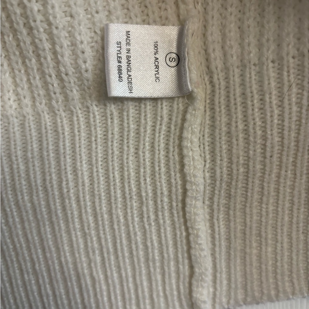 Fashion Nova Cream Women's Cardigan - Picture 3 of 4